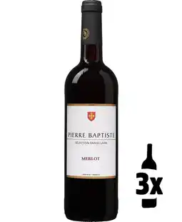 Wijnvoordeel Pierre Baptiste Merlot Probeerpakket (3) aanbieding