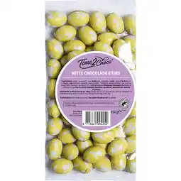 Jumbo Time2Choco Witte Chocolade Eitjes 450 g aanbieding