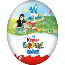 Jumbo Kinder SURPRISE MAXI 220 g Chocolade ei met verrassing Pâques 1 stuck = 220 g Emballé aanbieding