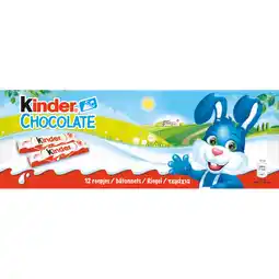Jumbo Kinder Chocolate 12 Reepjes 150 g aanbieding
