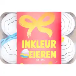 Jumbo Inkleur Eieren 6 Stuks aanbieding