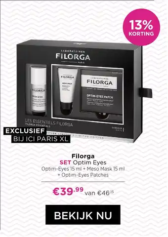 ICI Paris XL Filorga Set Optim Eyes 15ml aanbieding