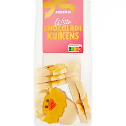 Jumbo Jumbo Witte Chocolade Kuikens 135 g aanbieding