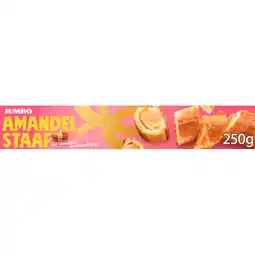 Jumbo Jumbo Roomboter Amandelstaaf met Amandelspijs 250 g aanbieding