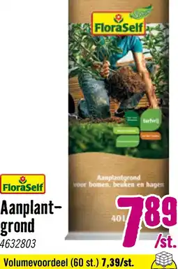 Hornbach FLORASELF Nature Aanplantgrond turfvrij RHP 40 liter aanbieding