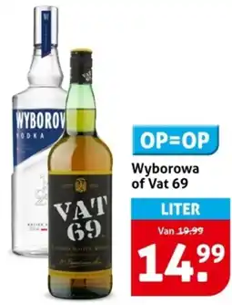 Hoogvliet Wyborowa of Vat 69 aanbieding
