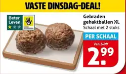 Hoogvliet Gebraden gehaktballen XL aanbieding