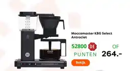 The Read Shop Moccamaster KBG Select Antraciet aanbieding