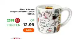 The Read Shop Blond X Senseo Cappuccinobeker cookie aanbieding
