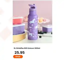 The Read Shop XL Drinkfles RVS Unicorn aanbieding