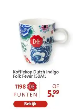 Bruna Koffiekop Dutch Indigo Folk Fever aanbieding