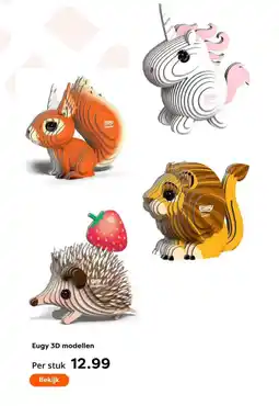 The Read Shop Eugy 3D modellen aanbieding