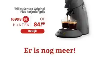 Philips Senseo Original 'Plus kasjmier grijs