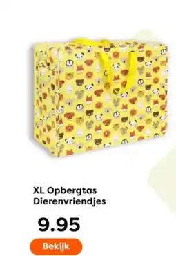 The Read Shop XL Opbergtas Dierenvriendjes aanbieding