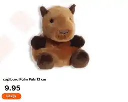The Read Shop capibara Palm Pals 13 cm aanbieding
