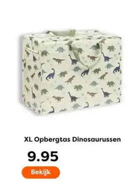 The Read Shop XL Opbergtas Dinosaurussen aanbieding