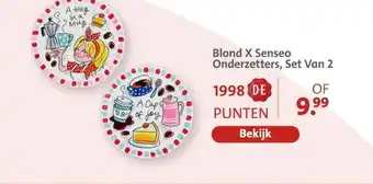 Blond X Senseo Onderzetters