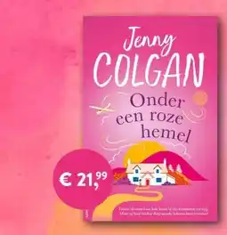 Bruna Jenny colgan onder een roze hemel aanbieding