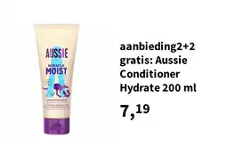 Plein.nl aanbieding2+2 gratis: Aussie Conditioner Hydrate 200 ml aanbieding