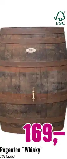 Hornbach Regenton Whisky 190 L aanbieding