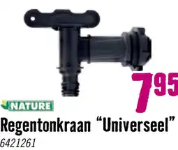 Hornbach NATURE Kraan universeel voor regenton zwart aanbieding