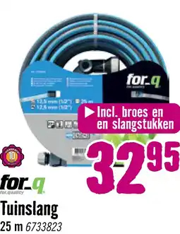 Hornbach FOR_Q Tuinslangset 1/2 25 m aanbieding