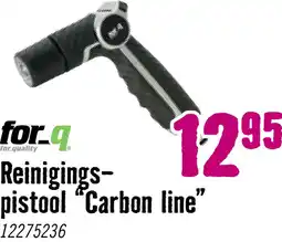 Hornbach FOR_Q Reinigingspistool carbon line aanbieding