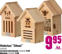 Hornbach BEST FOR BIRDS Vlinderkast Silhouet 16,9 x 12,2 x 22,9 cm aanbieding