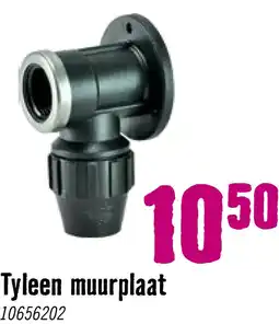 Hornbach Tyleen muurplaat aansluitstuk 16 mm X 1/2BI PVC groen aanbieding
