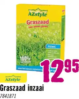 Hornbach AZSTYLE ECOSTYLE Inzaai graszaad 500 gr 25 m² aanbieding