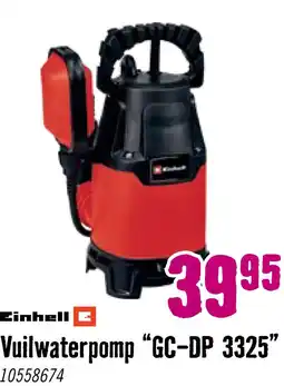 Hornbach EINHELL Vuilwaterpomp GC-DP 3325, 9.500 l/u aanbieding