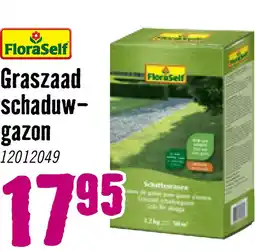 Hornbach FLORASELF Graszaad schaduw 1,2 kg 50 m² aanbieding