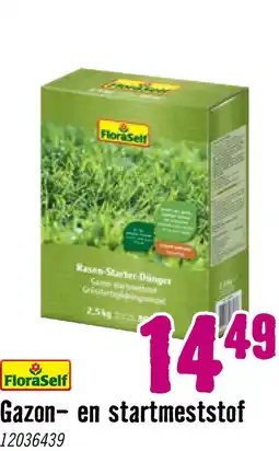 Hornbach FLORASELF Gazon- en startmeststof 2,5 kg aanbieding