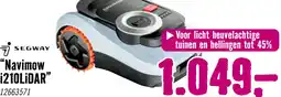 Hornbach SEGWAY Navimow Accu Robotmaaier i210 Lidar 1000 m² incl. accu en laadstation **gratis garage** aanbieding