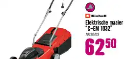 Hornbach EINHELL Elektrische grasmaaier GC-EM 1032 aanbieding