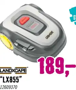 Hornbach LANDXCAPE Accu Robotmaaier LX855 300 m² incl. accu en laadstation aanbieding