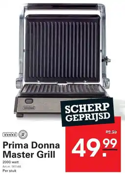 Sligro Prima Donna Master Grill aanbieding