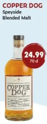 uw topSlijter Copper Dog Speyside Blended Malt aanbieding