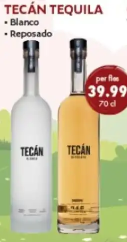 uw topSlijter Tecán Tequila aanbieding