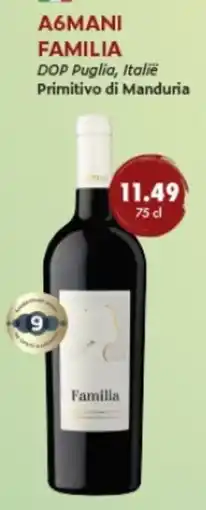 uw topSlijter A6mani Familia aanbieding