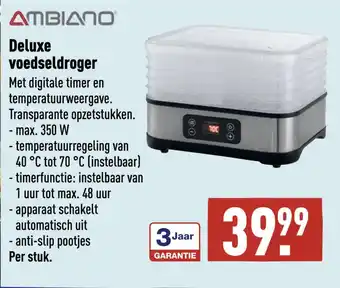 ALDI Ambiano Deluxe voedseldroger aanbieding