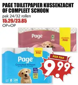 De Boerenschuur Page toiletpapier kussenzacht of compleet schoon aanbieding