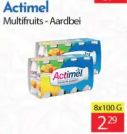 Tanger Markt Actimel Multifruits-Aardbei aanbieding