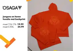 Scapino Osaga Jongens en heren hoodie met backprint aanbieding