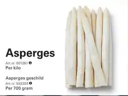 Sligro Asperges aanbieding