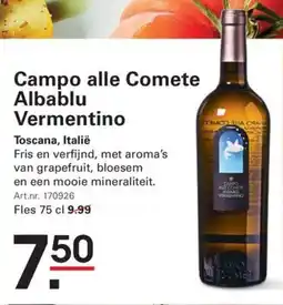 Sligro Campo alle Comete Albablu Vermentino aanbieding