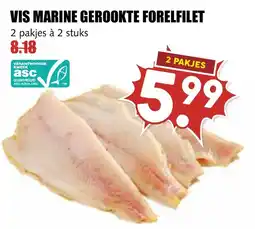 De Boerenschuur Vis marine gerookte forelfilet aanbieding