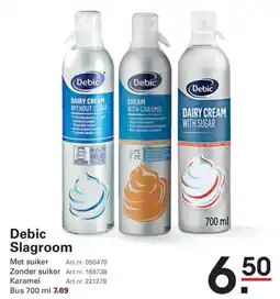 Sligro Debic Slagroom aanbieding