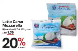 Sligro Latte Carso Mozzarella aanbieding