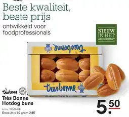 Sligro Très Bonne Hotdog buns aanbieding